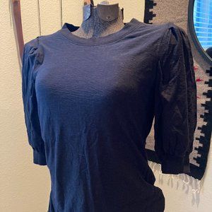 Nation LTD elisabethan puffed sleeve tee